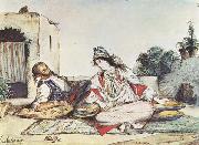 Eugene Delacroix Conversation mauresque (mk32) Spain oil painting artist